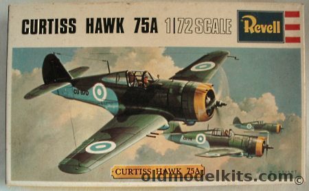Revell 1/72 Curtiss Hawk 75A  (P-36) - Finnish Air Force, H658 plastic model kit